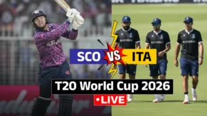 Scotland vs Italy T20 World Cup 2026